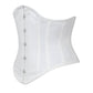 Waist Shaper White Corset in 100% Cotton