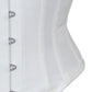 Waist Shaper White Corset in 100% Cotton
