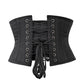 Black Corset Waist Shaper in 100% Cotton