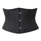 Black Corset Waist Shaper in 100% Cotton