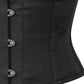 Black Corset Waist Shaper in 100% Cotton