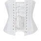 Long Line White Waist Shaper Corset in 100% Cotton
