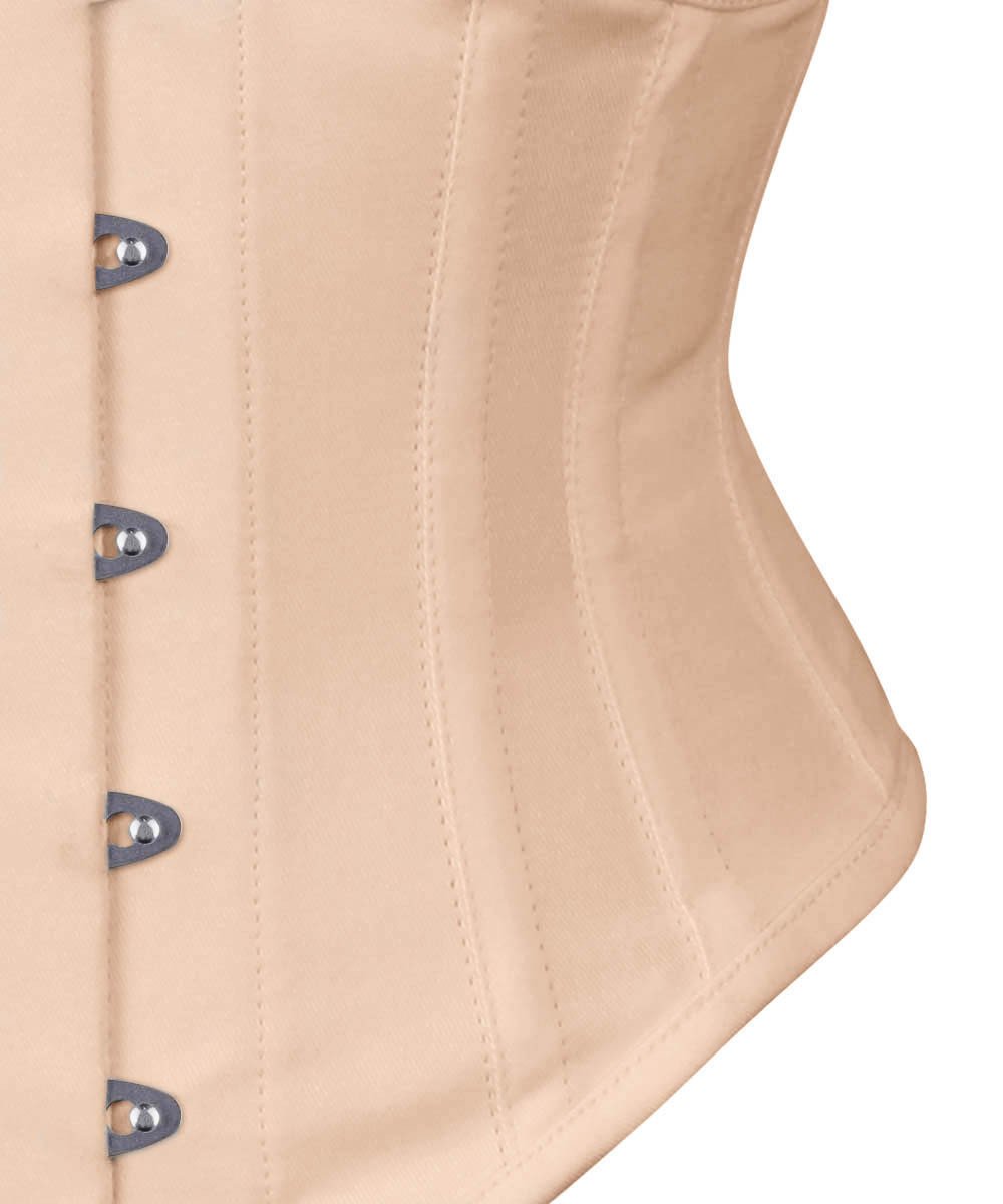 Nude Waist Cincher Corset in 100% Cotton