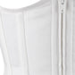 Underbust White Waist Shaper Corset in 100% Cotton