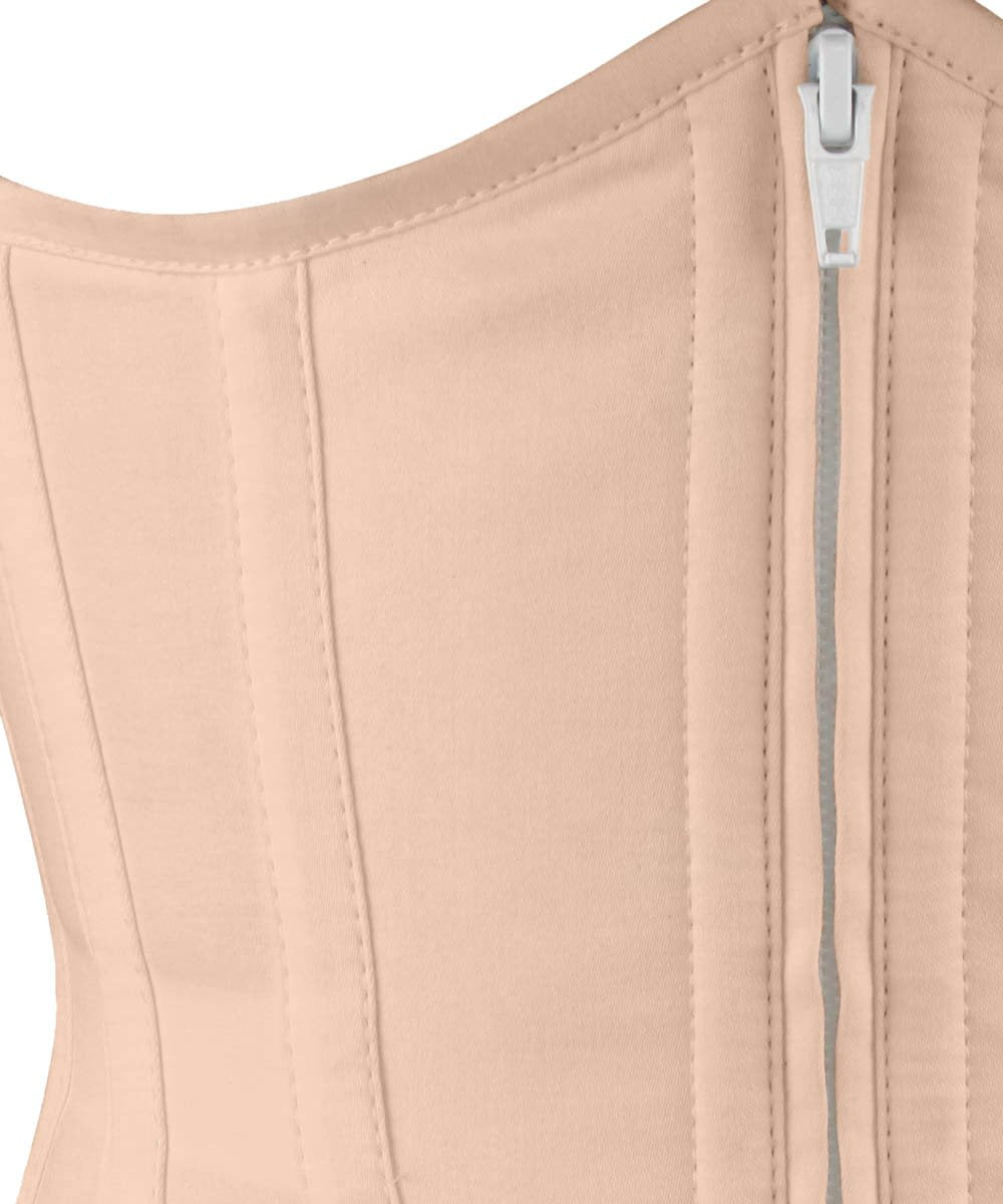 Underbust Nude Waist Shaper Corset in 100% Cotton