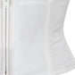 Underbust White Waist Cincher Corset in 100% Cotton