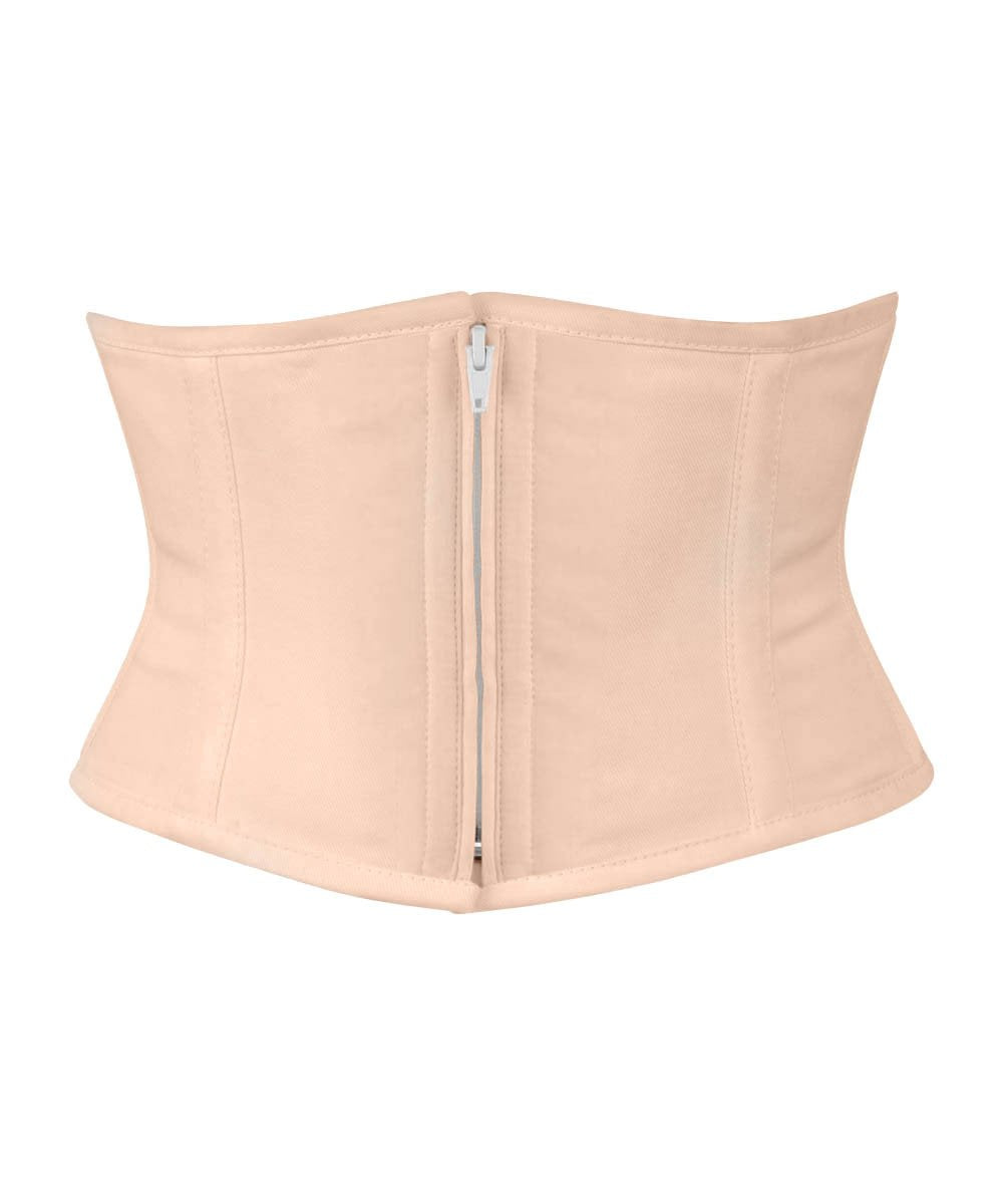 Underbust Nude Waist Cincher Corset in 100% Cotton