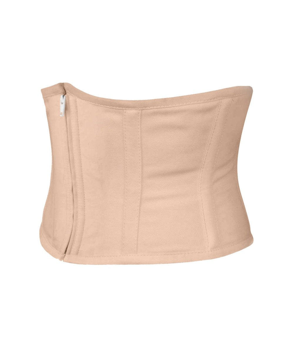 Underbust Nude Waist Cincher Corset in 100% Cotton