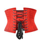 Red Corset Waist Shaper in 100% Cotton