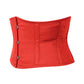 Red Corset Waist Shaper in 100% Cotton