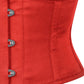 Red Corset Waist Shaper in 100% Cotton