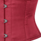 Maroon Corset Waist Shaper in 100% Cotton