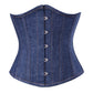 Waist Shaper Corset in Denim