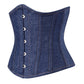 Waist Shaper Corset in Denim
