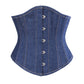 Waist Cincher Corset in Denim