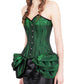 Elyce Overbust Brocade Green Corset