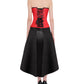 Ailne Red and Black Overbust Corset Dress