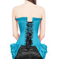 Valari Overbust Burlesque Fashion Corset with Frill