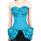 Valari Overbust Burlesque Fashion Corset with Frill