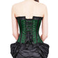 Hafgrim Burlesque Green Fashion Corset
