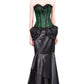 Hafgrim Burlesque Green Fashion Corset
