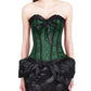 Hafgrim Burlesque Green Fashion Corset