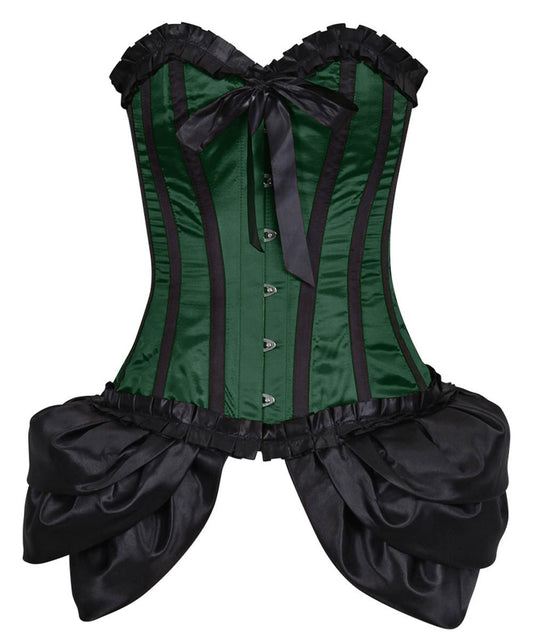 Hafgrim Burlesque Green Fashion Corset