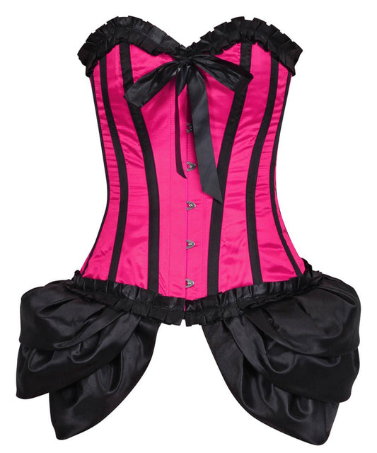 Octe Burlesque Fashion Overbust Steel Corset