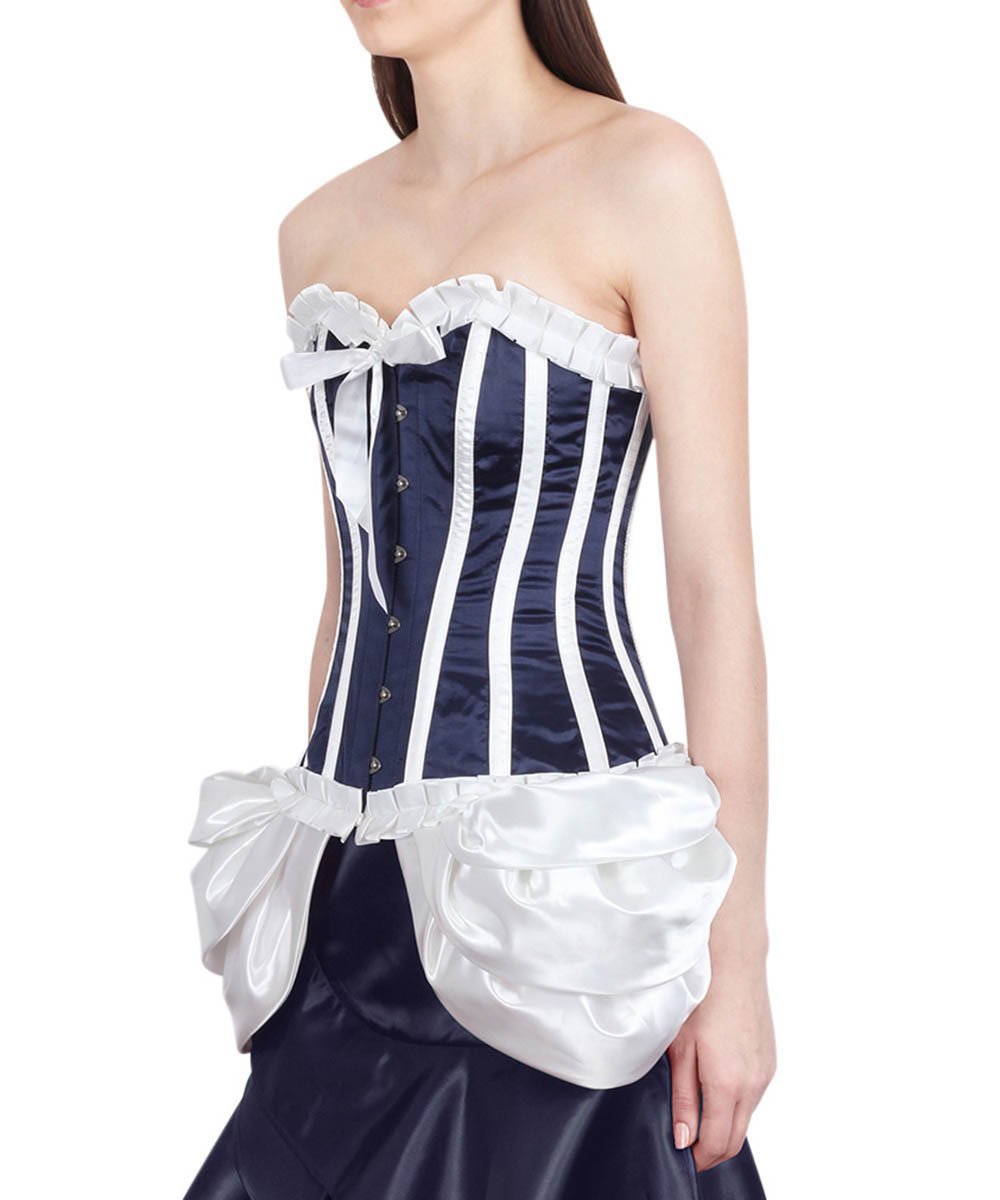 Ogelsby Blue Burlesque Fashion Corset
