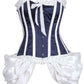 Ogelsby Blue Burlesque Fashion Corset