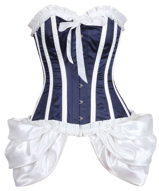 Ogelsby Blue Burlesque Fashion Corset