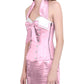 Emeric Steel Boned Pink Overbust Corset