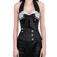 Darik Halter Neck Black Overbust Corset