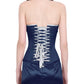 Katria Sailor Royal Blue Overbust Corset
