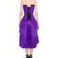 Horae Burlesque Purple Mullet Corset Dress
