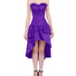 Horae Burlesque Purple Mullet Corset Dress