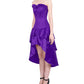 Horae Burlesque Purple Mullet Corset Dress