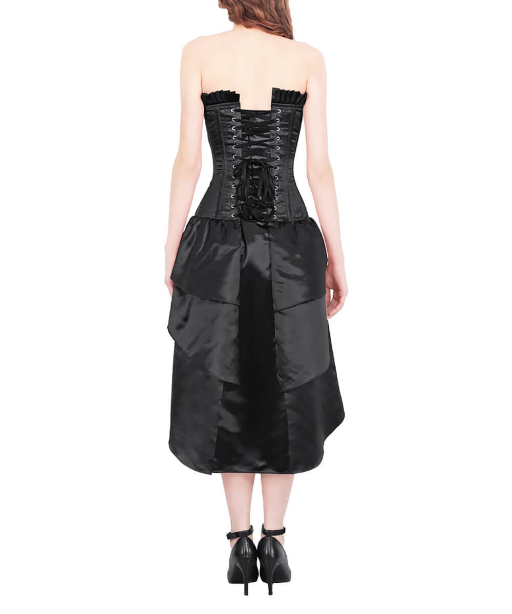 Friedel Burlesque Black Mullet Corset Dress