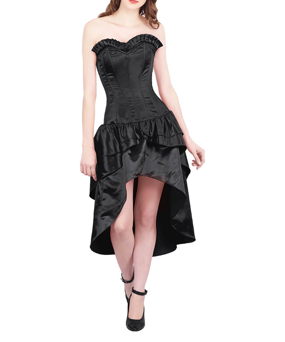 Friedel Burlesque Black Mullet Corset Dress