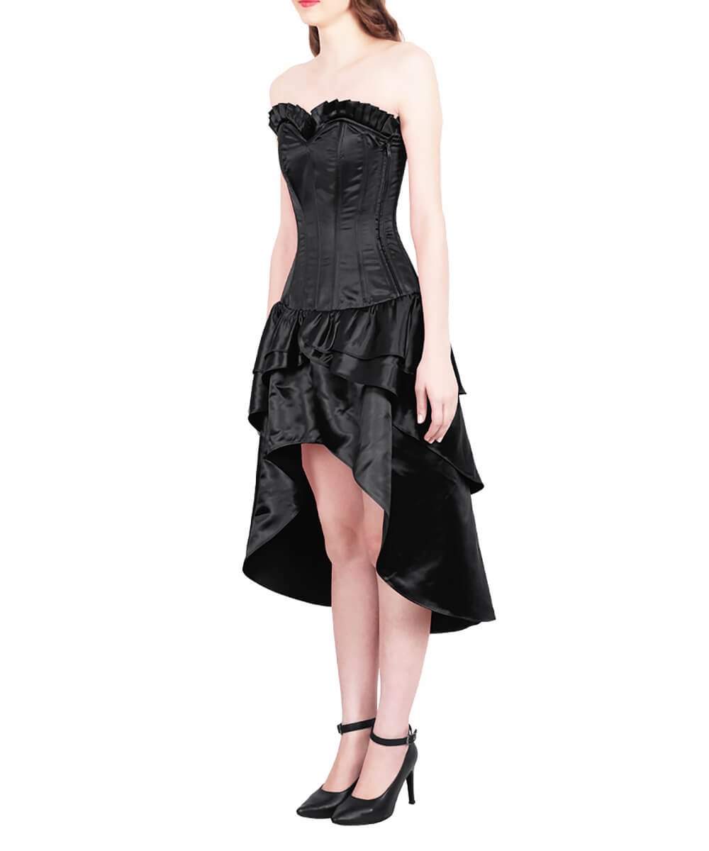 Friedel Burlesque Black Mullet Corset Dress
