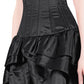 Friedel Burlesque Black Mullet Corset Dress