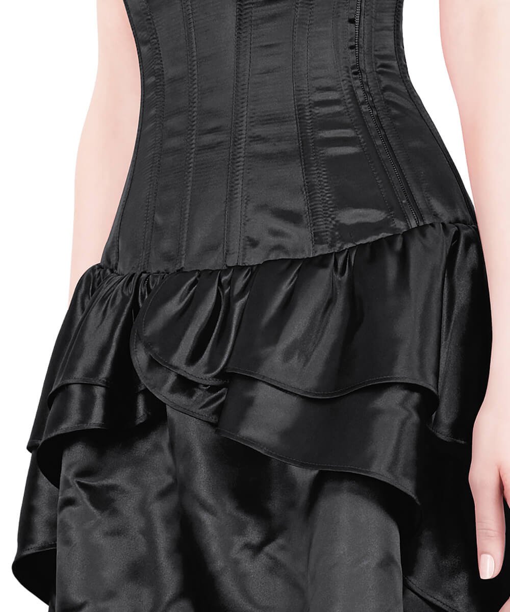 Friedel Burlesque Black Mullet Corset Dress