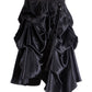 Joyce Black Gothic Skirt with Ruched