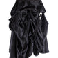Joyce Black Gothic Skirt with Ruched