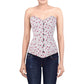 Haaris Floral Print Cotton Corset