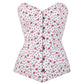 Haaris Floral Print Cotton Corset