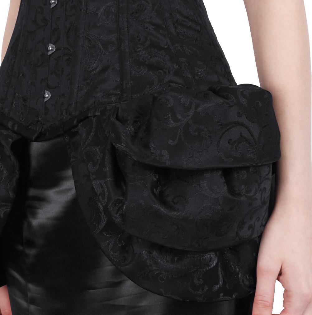 Haimati Black Burlesque Fashion Corset