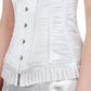 Haemon White Fashion Corset