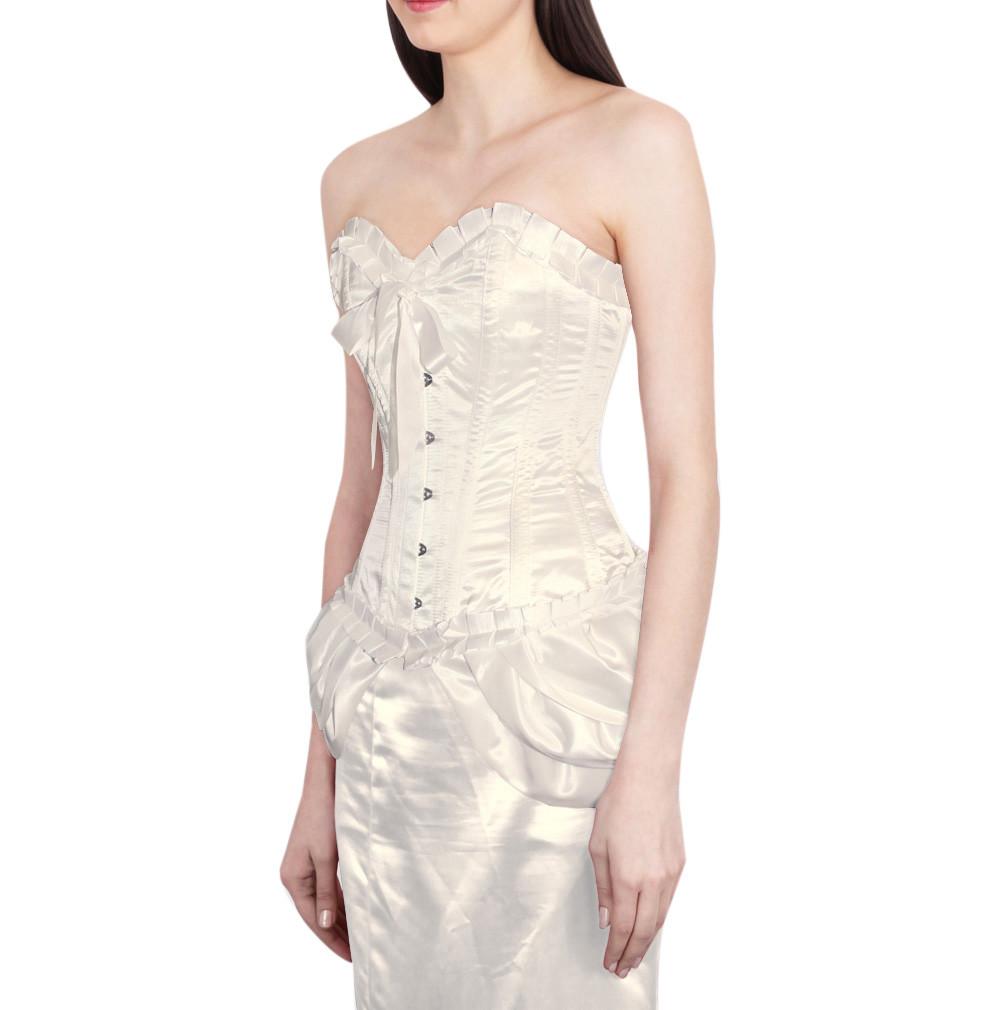 Ocran Ivory Burlesque Fashion Corset