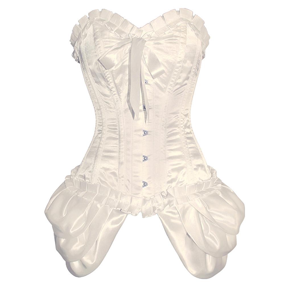 Ocran Ivory Burlesque Fashion Corset